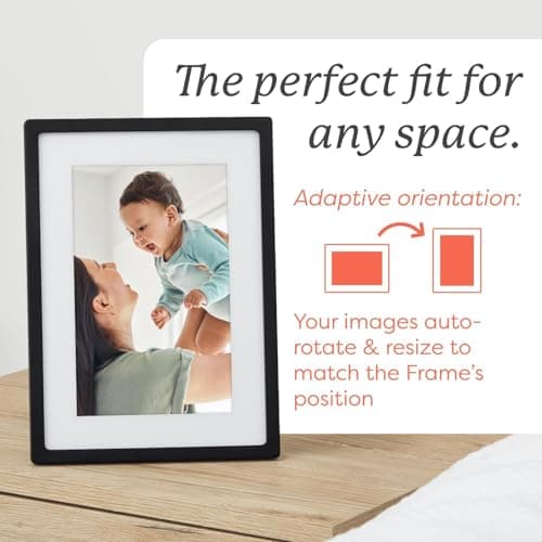 Skylight Frame – WiFi Digital Picture Frame Customer Support, Touch Screen Digital Photo Frame with Easy Setup, Photo Gifts for Parents and Grandparents - 10 Inch Black — view 5