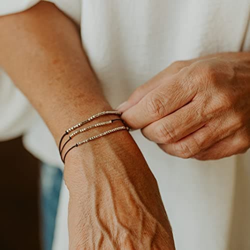 Monily Funny Gifts for Women Morse Code Bracelets off Bracelets Funny Friendship Bracelets Funny Birthday Gifts for Sister Funny Gifts for Friends for Women Funny Christmas Gift for Friends — view 2