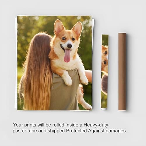 Unframed Personalized Custom Poster Print - Upload Your Images/Photos/Pictures/Canvas Prints (16" L x 20" W) — view 3