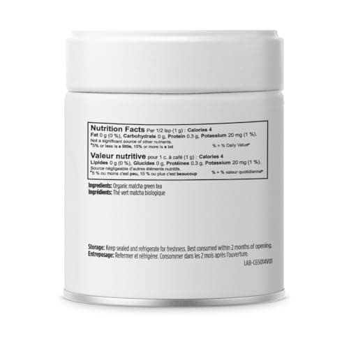Jade Leaf Matcha Organic Ceremonial Grade Matcha Green Tea Powder - 100% Pure Japanese First Harvest Green Tea for Ceremonies, Usucha, Lattes 30g Tin (Pack of 1) — view 2