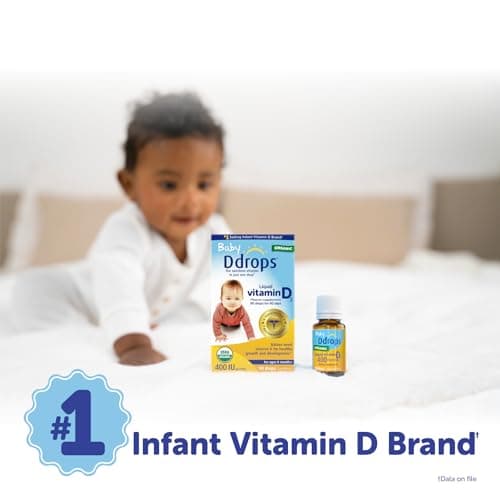Ddrops Baby 400 IU, Vitamin D, 90 Drops 2.5mL (0.08 Fl. Oz (Pack of 1)) — view 8