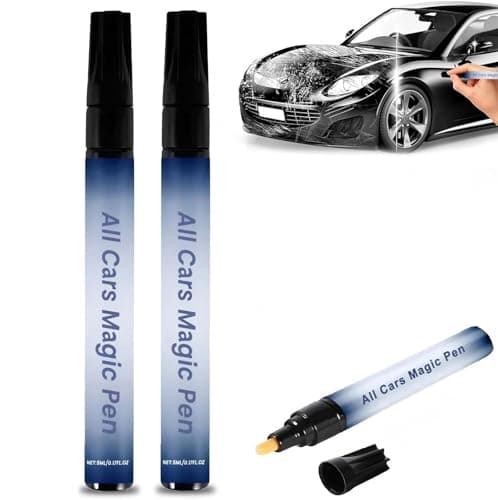 All Cars Magic Pen for Car Scratches, 2 PCS Magic Pen for Car Scratches for All Car Colors, Scratch Repair Magic Pen, Simple DIY Paint Repair Kit, Quick Fix for Wear Swirl Scuffs, Long-Lasting