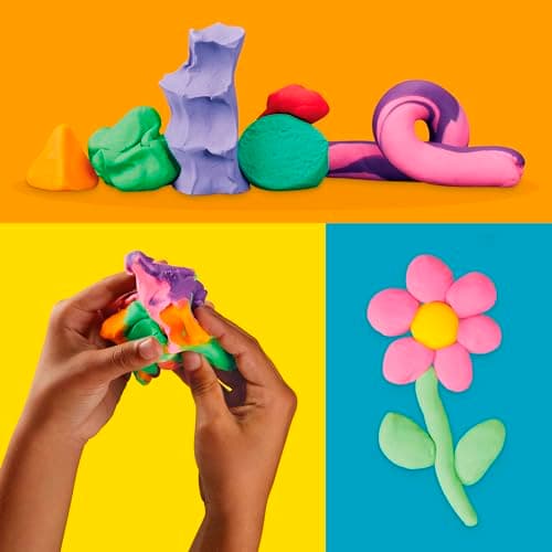Play Doh Bulk Handout 42-Pack of 1-Ounce Modeling Compound Cans, Back to School Gifts, Prizes, & Party Favors, Kids Arts & Crafts, Preschool Toys, Ages 2+ (Amazon Exclusive) — view 2