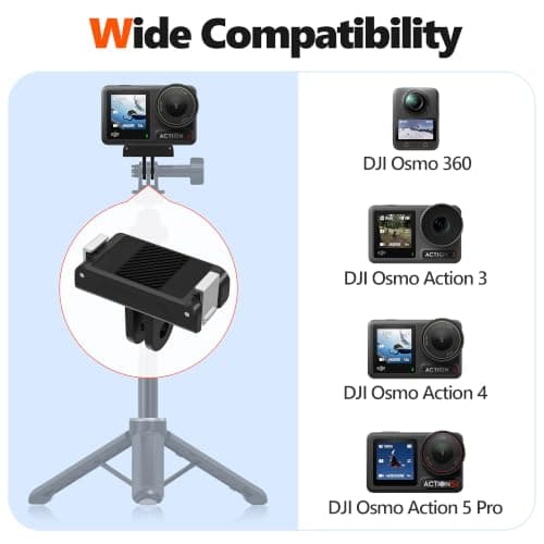 AGVEE Magnetic Quick Releases Mount for DJI Osmo Action 3/4/5 Pro — view 6
