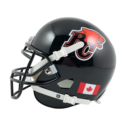 Inglasco CFL BC Lions 5" Mini Replica Player Helmet — view 2