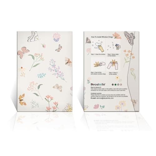 decalmile Spring Summer Birds Double Sided Window Clings Hummingbird Parrot Window Decals Anti-Collision Glass Window Doors Window Stickers - Set of 17 Birds — view 4