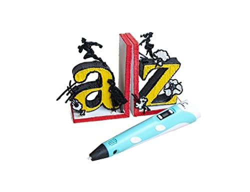 SCRIB3D P1 3D Printing Pen with Display - Includes 3D Pen, 3 Starter Colors of PLA Filament, Stencil Book + Project Guide, and Power Adapter — view 4