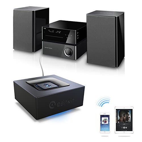 Bluetooth Audio Adapter for Music Streaming Sound System, Esinkin Wireless Audio Adapter Works with Smartphones and Tablets, Bluetooth Receiver for Home Stereo — view 4