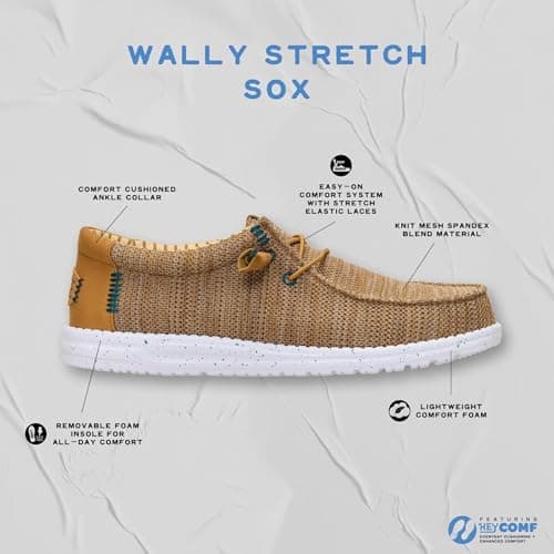 HEYDUDE Wally Stretch Sox - Tan — view 7