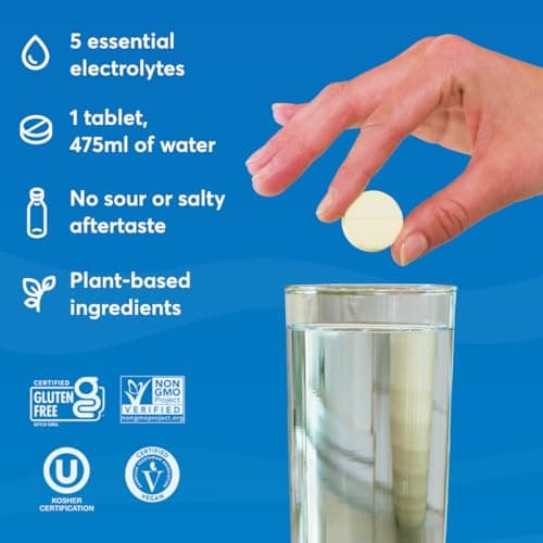 Nuun Sport: Electrolyte Drink Tablets, Box of 4 Tubes (40 servings), Tri-Berry, Electrolyte Hydration Supplement — view 5