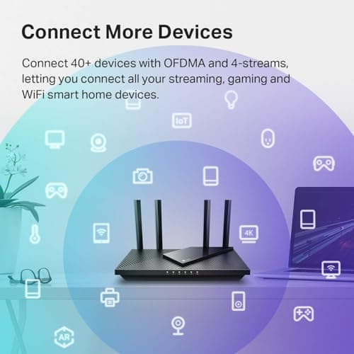 TP-Link AX1800 WiFi 6 Router (Archer AX21 V5) – Dual Band Wireless Internet, Gigabit, Easy Mesh, Works with Alexa - A Certified for Humans Device, Free Expert Support — view 5