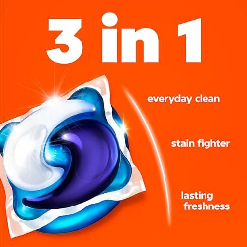 Tide PODS laundry detergent pacs, 3-in-1 Stain Remover, Odor Fighter, Color Protector, 112 Count, HE compatible, Spring Meadow Scent — view 2