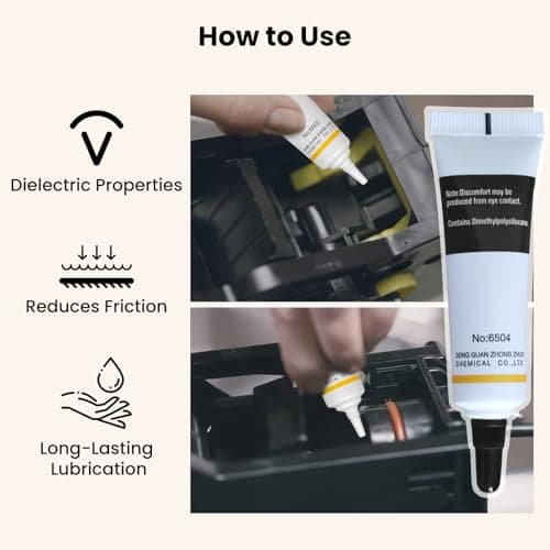 GEEKHOM Coffee Machine O-Ring & Grease Maintenance Kit Replacement Sealing Rings with 15 Silicone Gaskets + 10g Silicone Grease + 5 Cleaning Brushes for Philips 3200/Saeco/Gaggia Espresso Machines — view 4