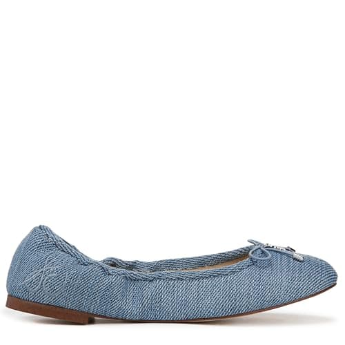 Sam Edelman Women's Felicia Ballet Flat, Vintage Denim, 7 — view 6