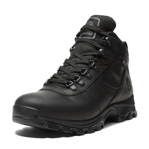 Timberland Men's Mt. Maddsen Anti-Fatigue Hiking Wateproof Leather Hiking Boot, Black Full-Grain, 11 Medium