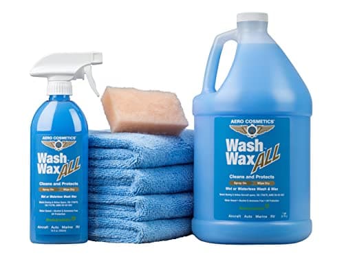 Aero Cosmetics Wash Wax ALL Spray Waterless Car Wash Wax Kit Quick Detailer