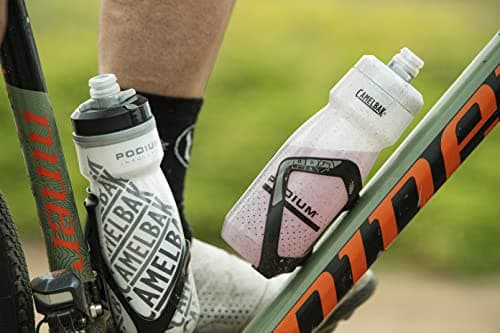 CamelBak Podium Chill Insulated Bike Squeeze Water Bottle, Cold Retention for Cycling, 24oz, Navy Stripe — view 4