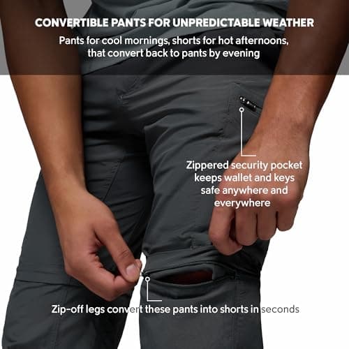 Columbia Men's Silver Ridge Convertible Pant, Breathable, UPF 50 Sun Protection — view 6