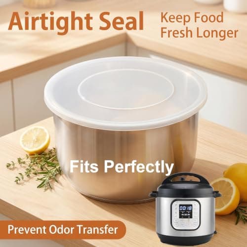 Silicone Lid for Instant Pot 3 Quart Inner Pot, 8.1-IN Reusable - BPA-Free — view 4