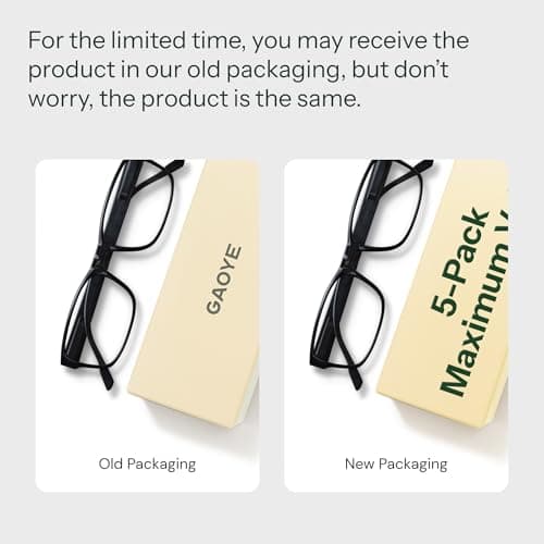 Gaoye Professional Reading Glasses for All Day - Computer Readers with Blue Light Protection - Value Pack — view 2