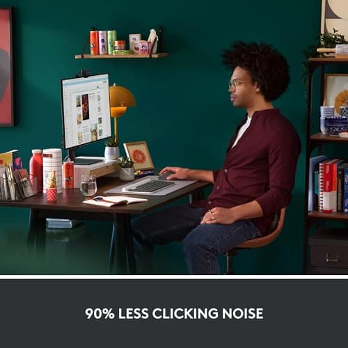 Logitech Signature M550 L Full Size Wireless Mouse - for Large Sized Hands, 2-Year Battery, Silent Clicks, Bluetooth, Multi-Device Compatibility - Black — view 3