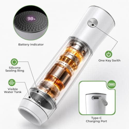 Vachacker Handheld Vacuum Sealer Kit for Food Storage - Compact Vacuum Sealer Machine with 30 Reusable Bags，Portable Rechargeable Food Saver for Sous Vide, Meal Prep & Freezer Storage — view 3