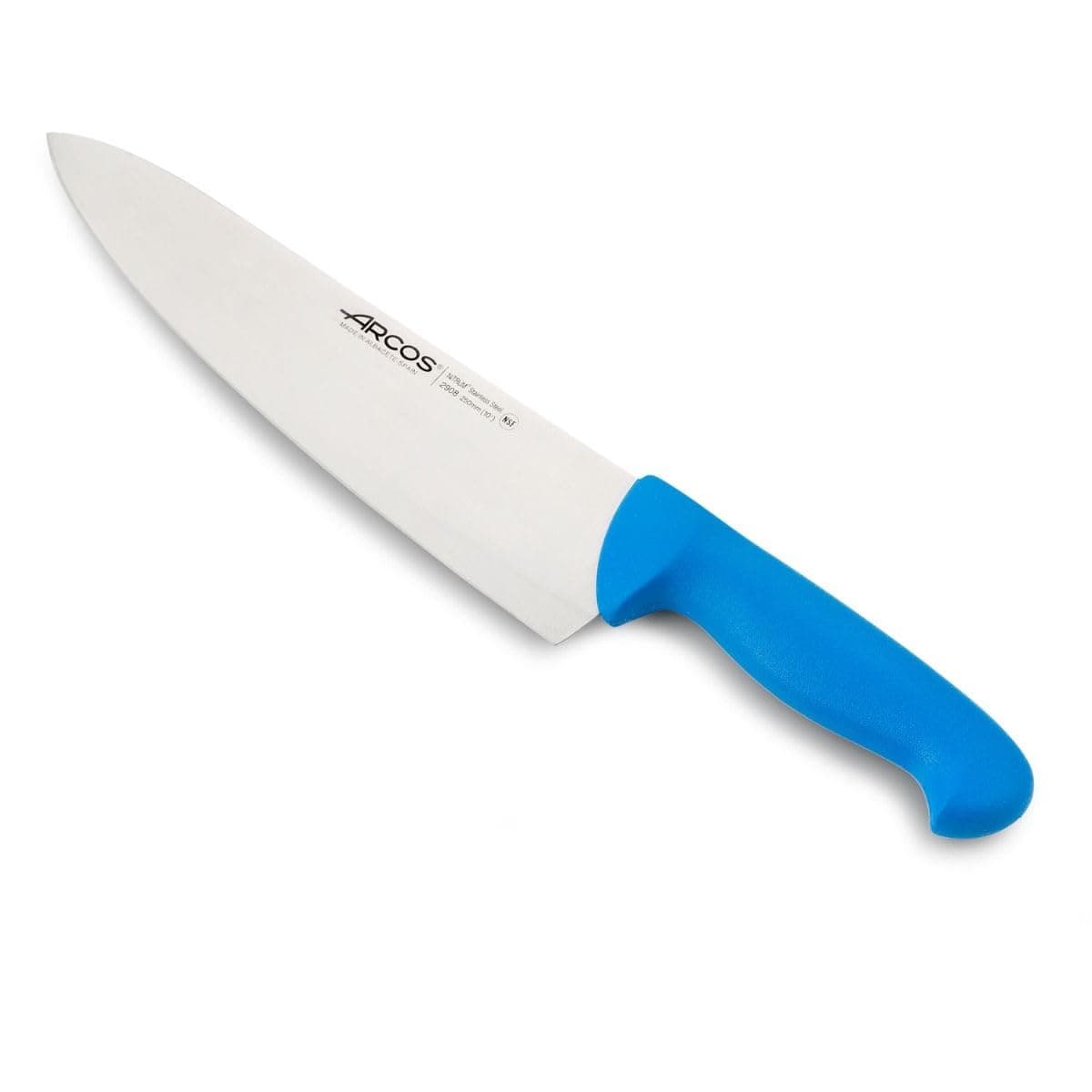 Arcos Serie 2900 - Cuchillo Santoku con Alveolos - Hoja de Acero Inoxidable Nitrum de 180 mm - Mango inyectado en Polipropileno Color Rojo — view 52