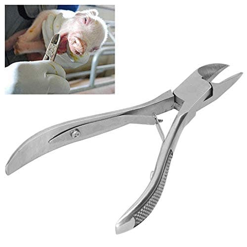 Stainless Steel Piglet Teeth Nippers – Multipurpose Animal Tooth and Nail Clipper – Veterinary Tool with Non Slip Handle for Farm — view 2