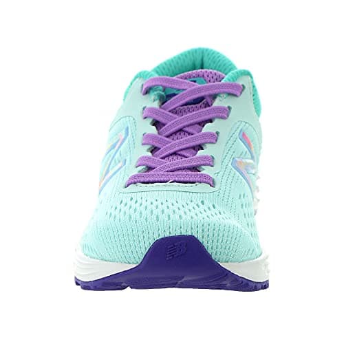 New Balance Kid's Fresh Foam Arishi V2 Bungee Running Shoe, Pale Blue Chill/Summer Jade/Heliotrope, 11 Wide Little Kid — view 5