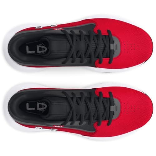 Under Armour Unisex-Adult Lockdown 7 Sneaker, (600) Red/Black/Red, 11.5 Women/10 Men — view 3