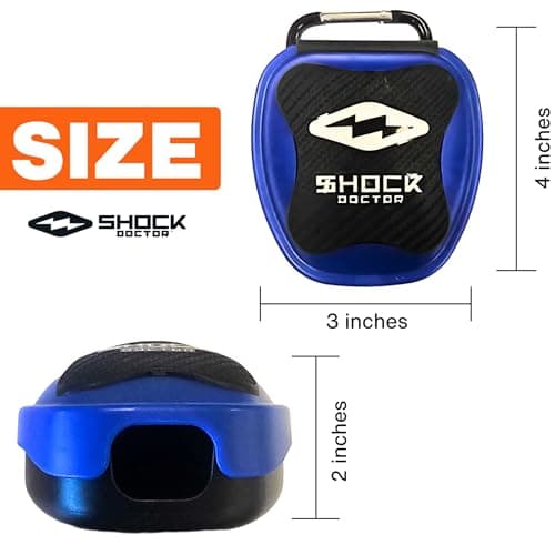 Shock Doctor Microbial Mouth Guard Case, Orange — view 2