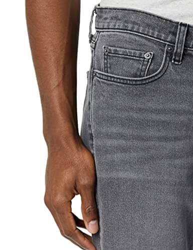 Amazon Essentials Men's Athletic-Fit Stretch Jean, Washed Grey, 34W x 32L — view 4