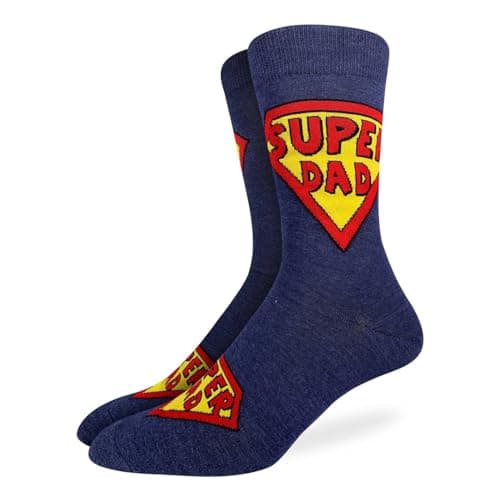 Good Luck Sock Men's Super Dad & Father's Day Socks, Big & Tall, Shoe Size 13-17 — view 2