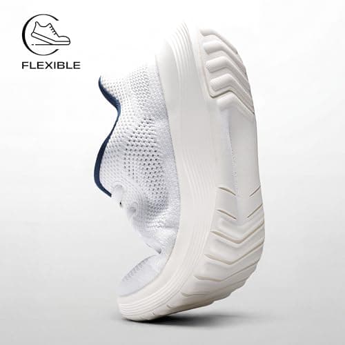 Bruno Marc Men's Slip on Walking Shoes Lightweight Breathable Comfortable Casual Sneakers,Size 11,White,SBWA26002M — view 5