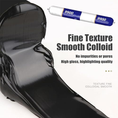 2026 New 9900 Sealant Waterproof,Outdoor Multipurpose Silicone Sealant for Caulking Gun,High Elasticity,Heat＆Tear＆Freezing Resistant for Roof & Wall Cracks (Black, 1pcs)