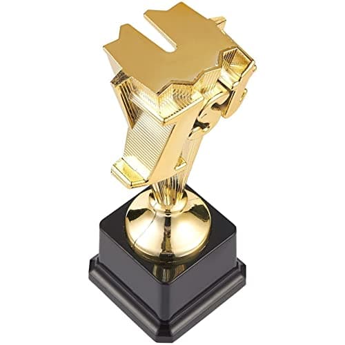 1st Place Trophy Award for Sports Tournaments, Funny Gold Trophies for Adults, Competitions, Achievements (8 In) — view 4