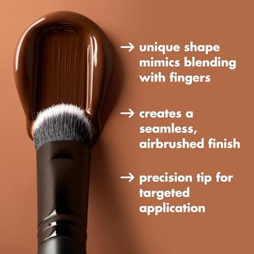 e.l.f. Tap & Blend Concealer Brush, Covers Blemishes & Dark Spots For An Airbrushed Finish With A Precision Tip, Synthetic, Vegan, & Cruelty-Free — view 2