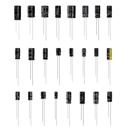 500PCS Electrolytic Capacitor Kit, 24 Values 0.1μF-1000μF with Case — view 2