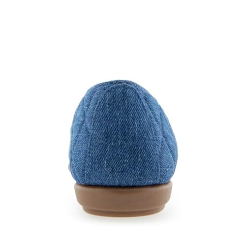 Aerosoles Womens Betunia Med Blue Quilted Denim 8 Medium — view 3