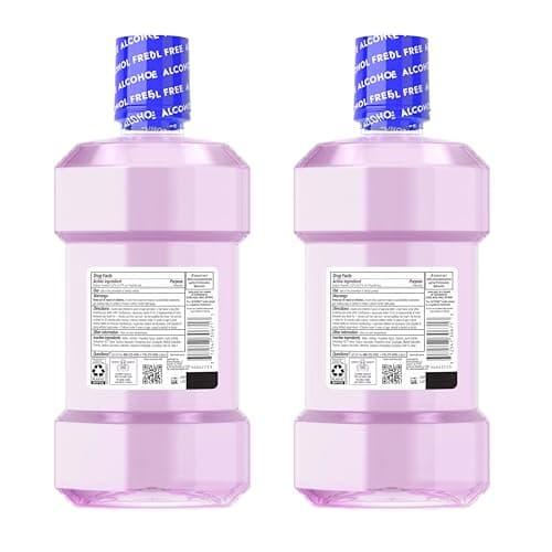 Listerine Total Care Alcohol Free Mouthwash, Mild Mint, 33.8 fl. oz/1L x 2 — view 8