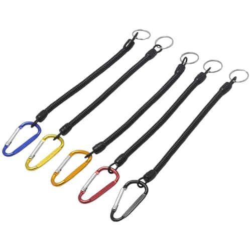 AXGSRV 10Pcs Retractable Coiled Lanyard Witch Clip for Tools — view 5