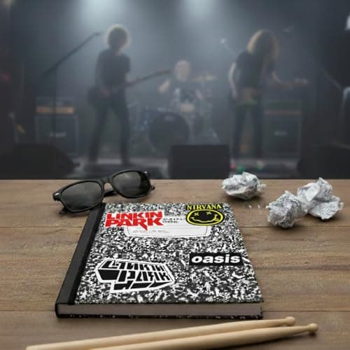 100 Pcs Rock Band Music Stickers – Durable and Waterproof Vinyl Stickers Featuring Iconic Bands | Punk, Metal, Rock Decals | Scratch-Resistant, Vibrant Colors for Laptops, Guitars, Water Bottles — view 5