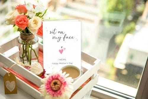 LIJUGITF Funny Mother's Day Card for Wife, Naughty Mothers Day Card Gift from Husband, Humorous Greeting Cards with Envelope, Hilarious Gifts Cards for Wife Girlfriend Fiancee — view 4