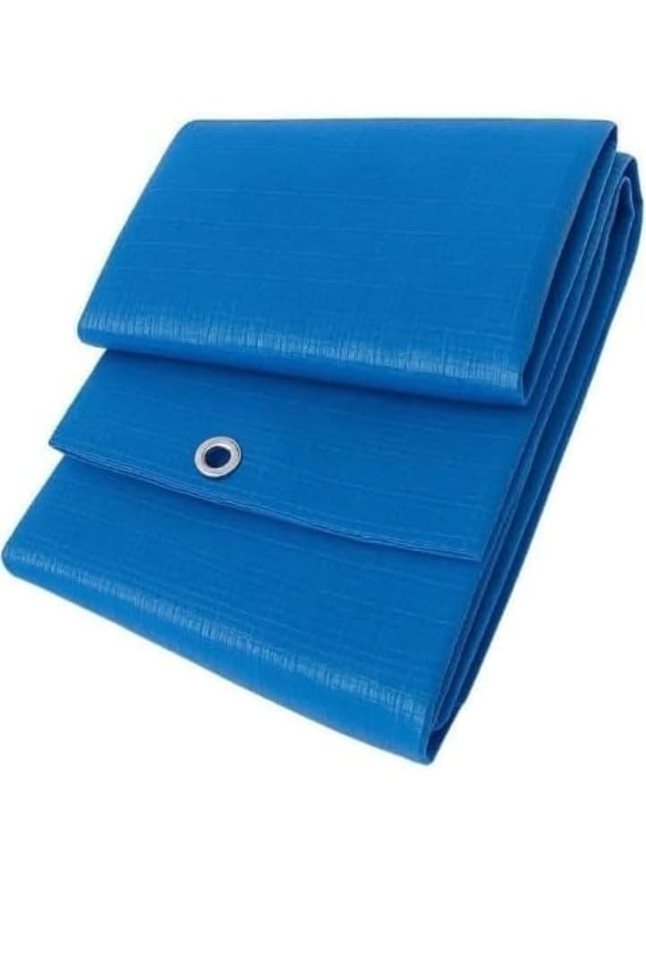 Toldo Reforzado Impermeable, Lona Multiusos con Ojales, 90 Gramos, Multicolor (Blanco, 4X5) — view 5