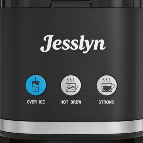 Jesslyn Single Serve Hot and Iced Coffee Maker, Compatible with Multiple Coffee Pods & Ground, Fits Tall Mugs, Over Ice & Strong Brew Function, for Home Office Travel RV Dorm, Classic GREY — view 6