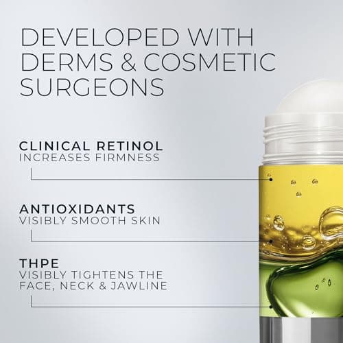 RoC Derm Correxion Retinol Firming Serum Stick with Antioxidants to Visibly Tighten and Firm Wrinkles and Laugh Lines For Men and Women + Retinol Eye Cream Packette, 1.0 oz (Packaging May Vary) — view 5