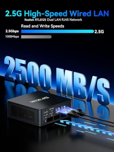 GMKtec Gaming Mini PC AMD Ryzen 7 7730U (Upgraded 7430U/ 5825U) — view 4