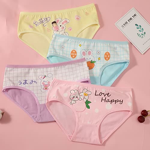 JackLoveBriefs Girls Soft Cotton Underwear with 12 Packs Panties Assorted Briefs（3-5T） — view 2
