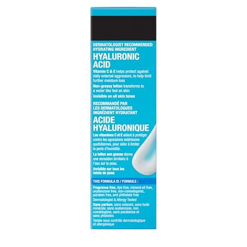 Neutrogena Hydro Boost Hyaluronic Acid Moisturizer SPF 50 with Broad Spectrum, Non-Greasy, Fragrance Free Daytime Facial Moisturizer to Hydrate Dry Skin, 50 mL — view 10