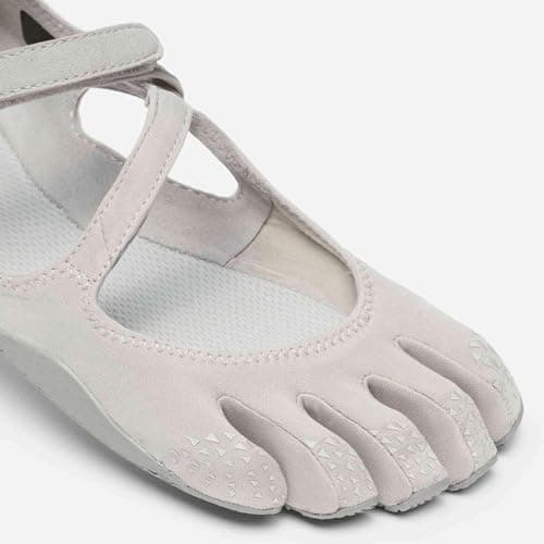 Five Finger Shoes Women Barefoot Glove Sneakers Gym Ballet Flats Hook Loop Strap Anti-Slip Comfortable Home Exercise (Grey,39EU) — view 4